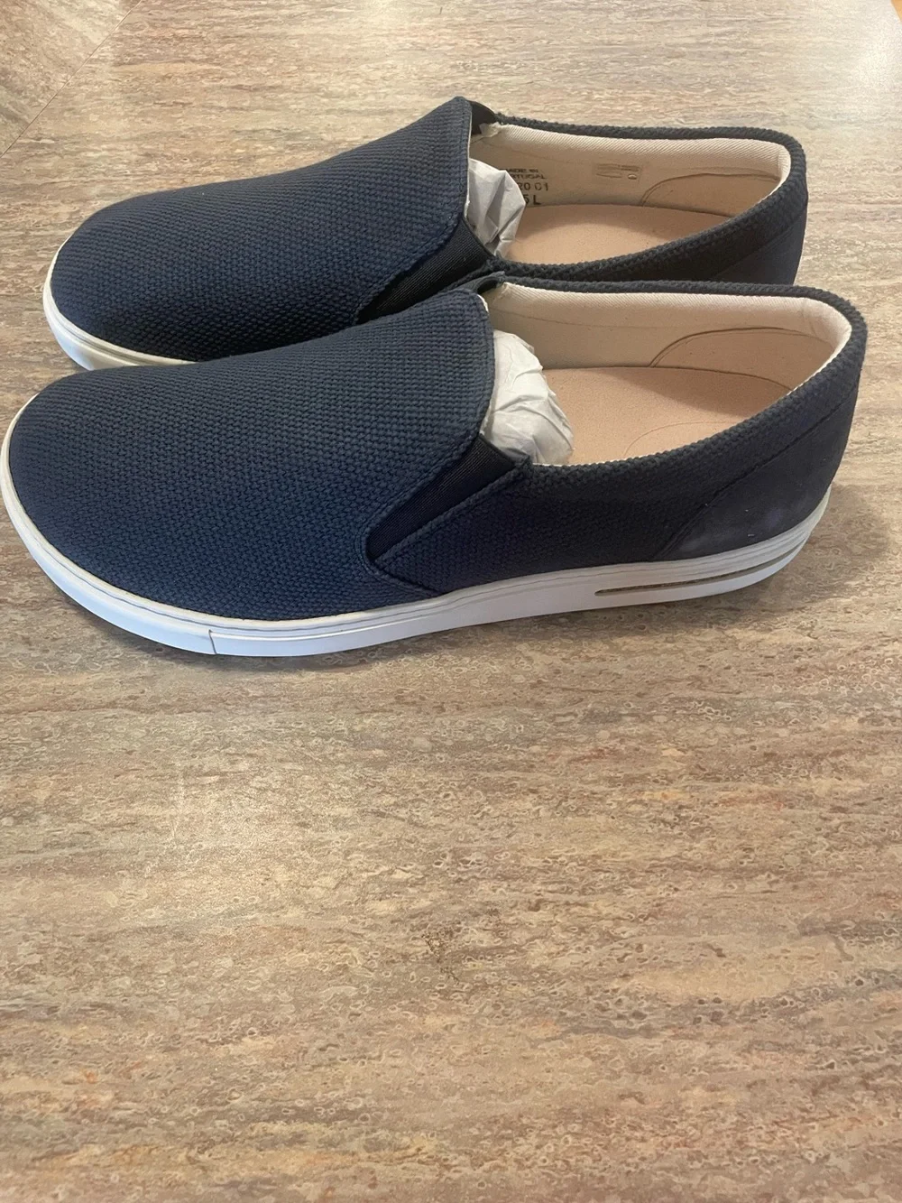 Birkenstock Men's Slip-On Oswego Midnight Blue men's size 12
